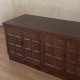 Walnut Panel Front Sideboard, France, 1970s
