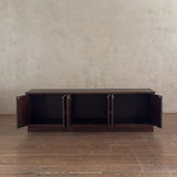 Walnut Panel Front Sideboard, France, 1970s