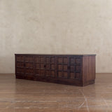 Walnut Panel Front Sideboard, France, 1970s