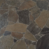 Hexagonal Slate Mosaic Top Coffee Table, 1970s