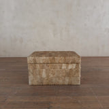 Rectangular Leather Patchwork De Sede Ottoman