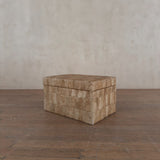 Rectangular Leather Patchwork De Sede Ottoman