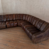 5 Piece Leather Snake Sofa