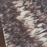 Trio of Clipped Edge Veined Marble Nesting Tables