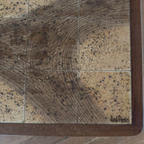 Signed French Ceramic Tile Coffee Table, 1960s