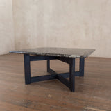 Square Breccia Stone Top End Table