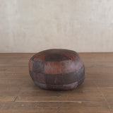 Medium Leather Patchwork De Sede Pouf