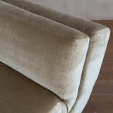 Pair of Curved Armless Lounge Chairs