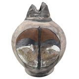 Large Abstract Hand Painted Ceramic Vessel