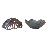 Lidded Geometric Teardrop Vessel