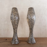 Pair of Large Italian Tulip Form Floor Lamps