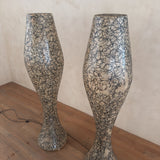 Pair of Large Italian Tulip Form Floor Lamps