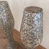 Pair of Large Italian Tulip Form Floor Lamps