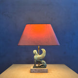 French Bronze Sphinx Table Lamp