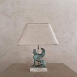 French Bronze Sphinx Table Lamp