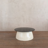 Illuminated Side Table with Smoked Glass Top