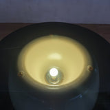 Illuminated Side Table with Smoked Glass Top