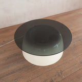 Illuminated Side Table with Smoked Glass Top