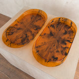 Faux Tortoiseshell Acrylic Tray