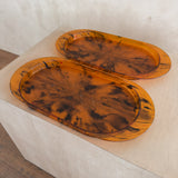 Faux Tortoiseshell Acrylic Tray