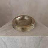 Round Brass Ashtray