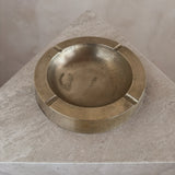 Round Brass Ashtray