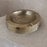 Round Brass Ashtray