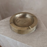 Round Brass Ashtray