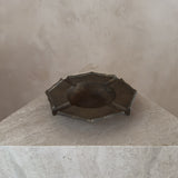 Patinated Brass Octagonal Ashtray