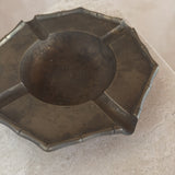 Patinated Brass Octagonal Ashtray
