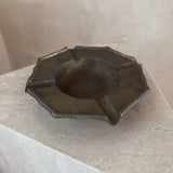 Patinated Brass Octagonal Ashtray