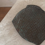 Patinated Brass Fish Catchall