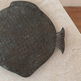 Patinated Brass Fish Catchall