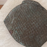 Patinated Brass Fish Catchall
