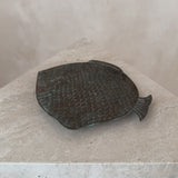 Patinated Brass Fish Catchall