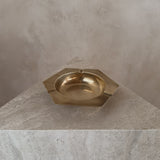 Polished Brass Six Sided Ashtray