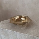 Polished Brass Six Sided Ashtray
