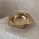 Polished Brass Six Sided Ashtray