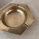 Polished Brass Six Sided Ashtray
