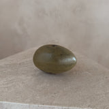 Oblong Ceramic Bud Vase in Olive