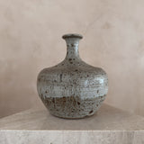 Oatmeal Speckled Studio Ceramic Bottle Vase