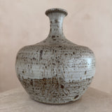 Oatmeal Speckled Studio Ceramic Bottle Vase