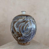 Studio Ceramic Vessel with Abstract Line Decoration