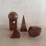 5 Piece Collection of Wood Sculptural Objects