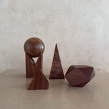 5 Piece Collection of Wood Sculptural Objects