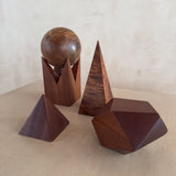 5 Piece Collection of Wood Sculptural Objects