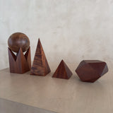 5 Piece Collection of Wood Sculptural Objects