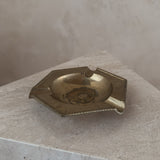 Accented Brass Six Sided Ashtray