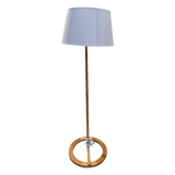 Scandinavian Oak Curved Floor Lamp