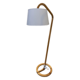 Scandinavian Oak Curved Floor Lamp